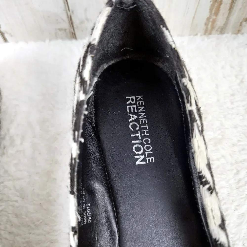 Kenneth Cole Reaction Houndstooth Flats Size 6.5